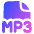 File Mp3 Icon from Plump Gradient Set