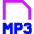 File Mp3 Icon from Sharp Neon Set