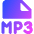File Mp3 Icon from Core Gradient Set