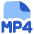 File Mp4 Icon from Plump Flat Set