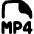 File Mp4 Icon from Flex Remix Set