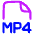 File Mp4 Icon from Plump Neon Set