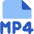 File Mp4 Icon from Core Flat Set