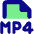 File Mp4 Icon from Core Pop Set