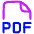 File Pdf Icon from Plump Neon Set