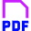 File Pdf Icon from Sharp Neon Set