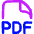 File Pdf Icon from Flex Neon Set