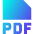 File Pdf Icon from Sharp Gradient Set