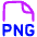 File Png Icon from Plump Neon Set