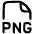 File Png Icon from Plump Line Set