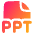 File Ppt Icon from Plump Gradient Set