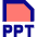 File Ppt Icon from Sharp Pop Set