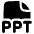 File Ppt Icon from Plump Solid Set
