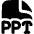 File Ppt Icon from Flex Solid Set