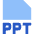 File Ppt Icon from Sharp Flat Set