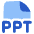 File Ppt Icon from Plump Flat Set