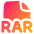 File Rar Icon from Plump Gradient Set