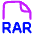 File Rar Icon from Plump Neon Set