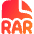 File Rar Icon from Flex Gradient Set
