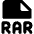 File Rar Icon from Core Solid Set