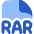 File Rar Icon from Flex Flat Set