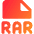 File Rar Icon from Core Gradient Set