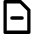 File Remove Icon from Micro Line Set