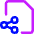 File Share Icon from Core Neon Set