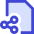 File Share Icon from Sharp Duo Set