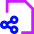 File Share Icon from Sharp Neon Set