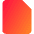 File Solo Icon from Core Gradient Set