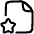 File Star Favorite Icon from Plump Line Set