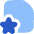 File Star Favorite Icon from Flex Flat Set