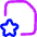 File Star Favorite Icon from Flex Neon Set