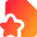 File Star Favorite Icon from Core Gradient Set