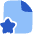 File Star Favorite Icon from Plump Flat Set