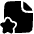 File Star Favorite Icon from Plump Solid Set