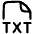 File Txt Icon from Plump Line Set