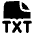 File Txt Icon from Plump Solid Set