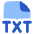File Txt Icon from Plump Flat Set