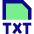 File Txt Icon from Sharp Pop Set