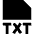 File Txt Icon from Sharp Solid Set
