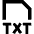 File Txt Icon from Sharp Remix Set