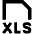 File Xls Icon from Sharp Remix Set