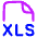 File Xls Icon from Plump Neon Set