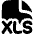 File Xls Icon from Flex Solid Set