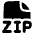 File Zip Icon from Plump Solid Set
