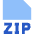 File Zip Icon from Sharp Flat Set