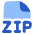 File Zip Icon from Plump Flat Set