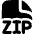 File Zip Icon from Flex Solid Set